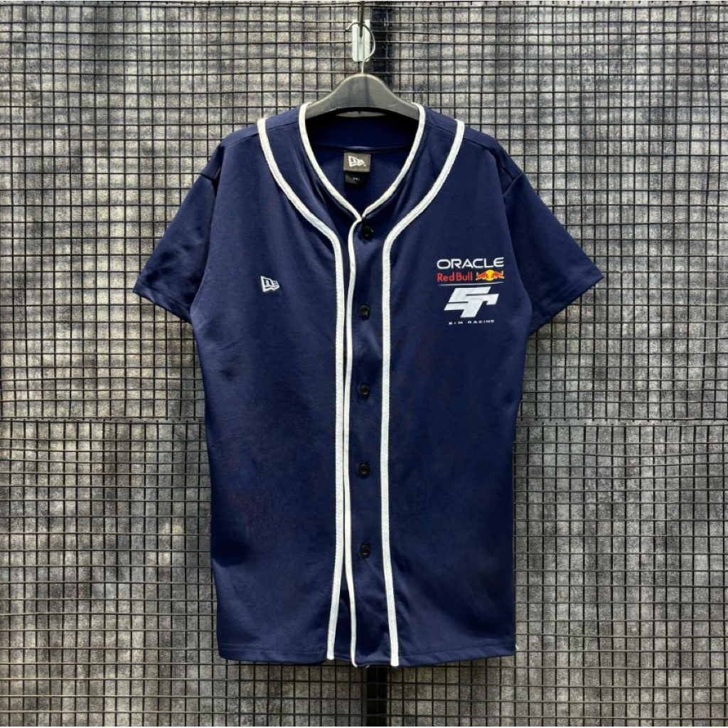 Áo Jersey Baseball Oracle Red Bull Sim Racing Chính Hãng Shop Xám Store