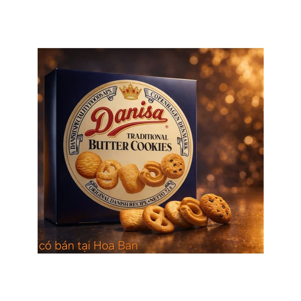 {CHÍNH HÃNG} Bánh quy bơ Danisa 72gr