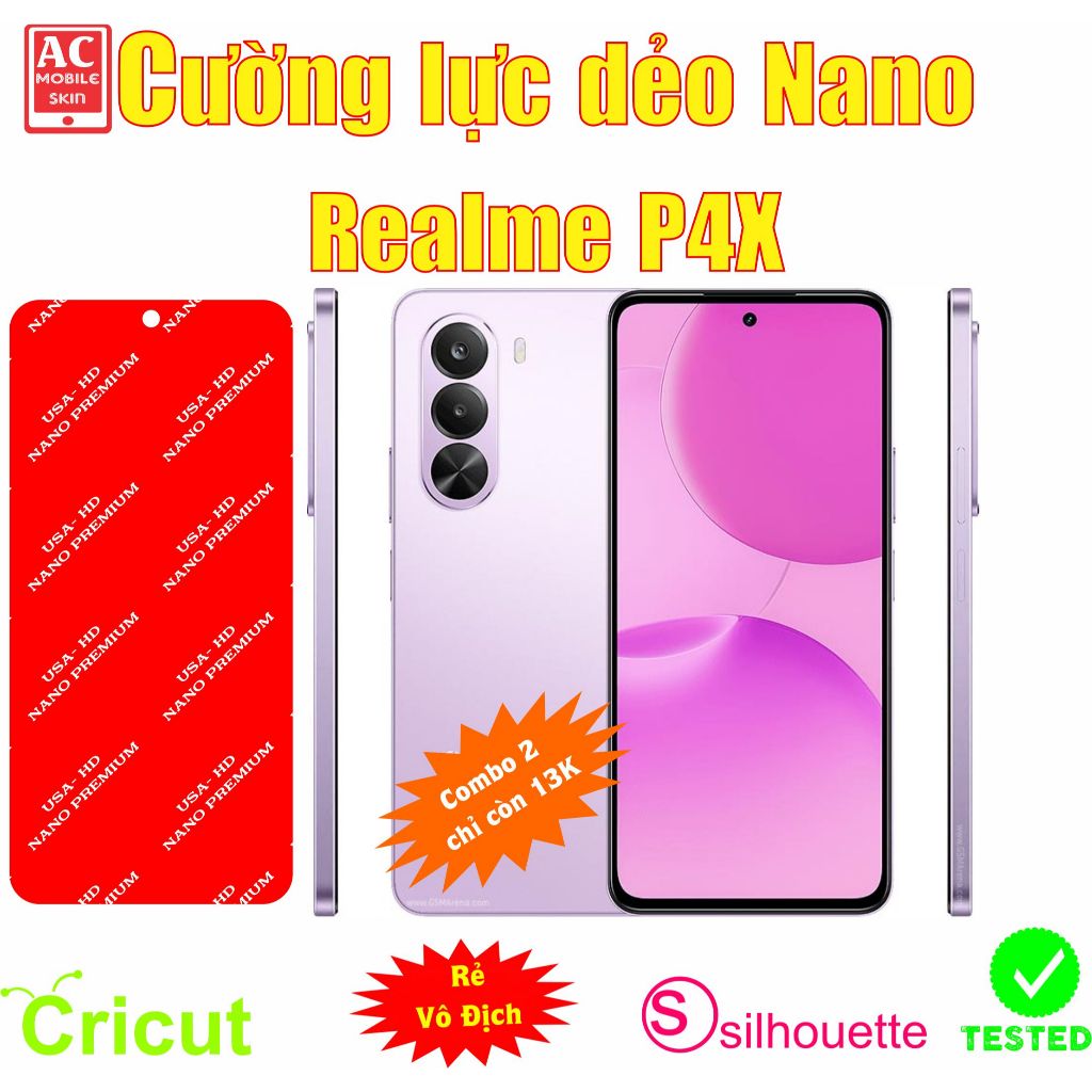 Cường lực dẻo bảo vệ màn hình realme P4x