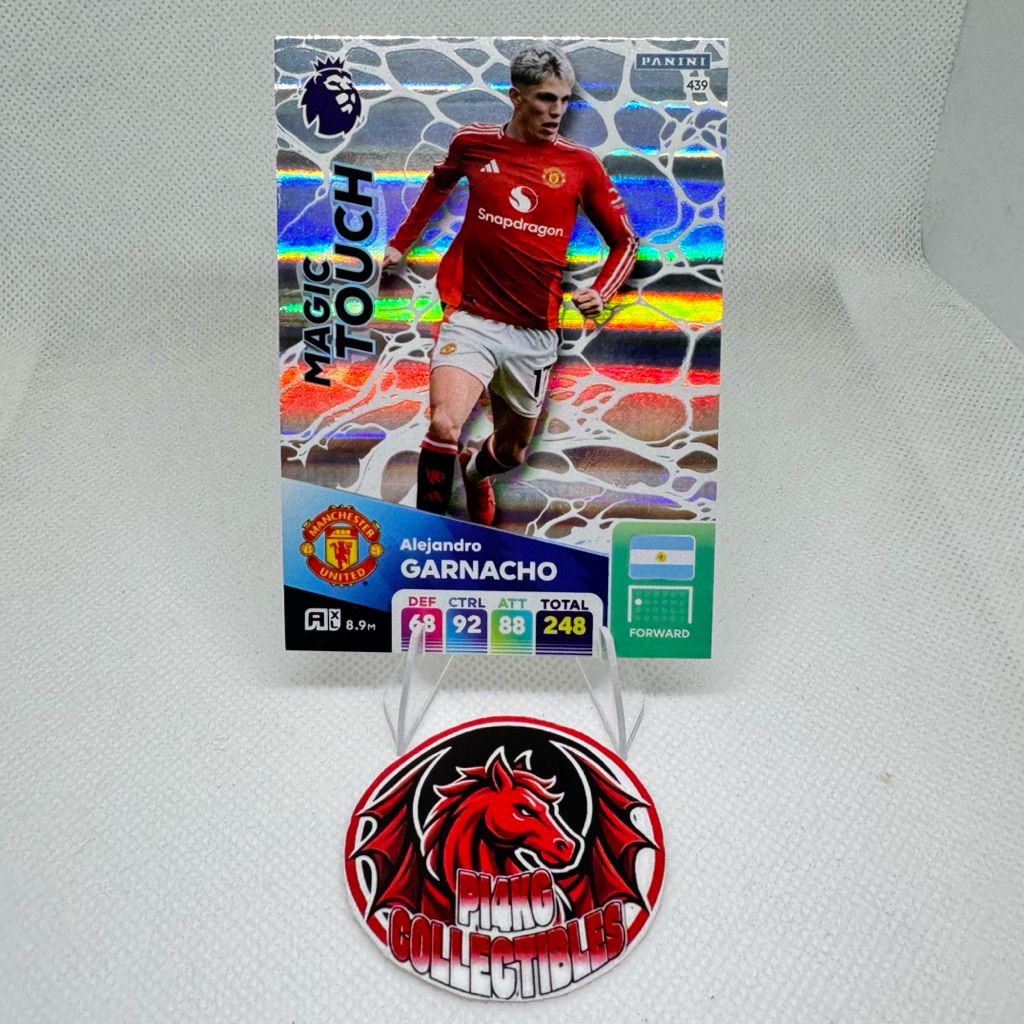 [RARE 1:9] Thẻ cầu thủ Garnacho Magic Touch Panini EPl 2024/25 (Tặng thẻ ngẫu nhiên + sleeves)