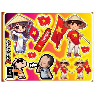 STIKER tem thỏ cầm phuộc.......