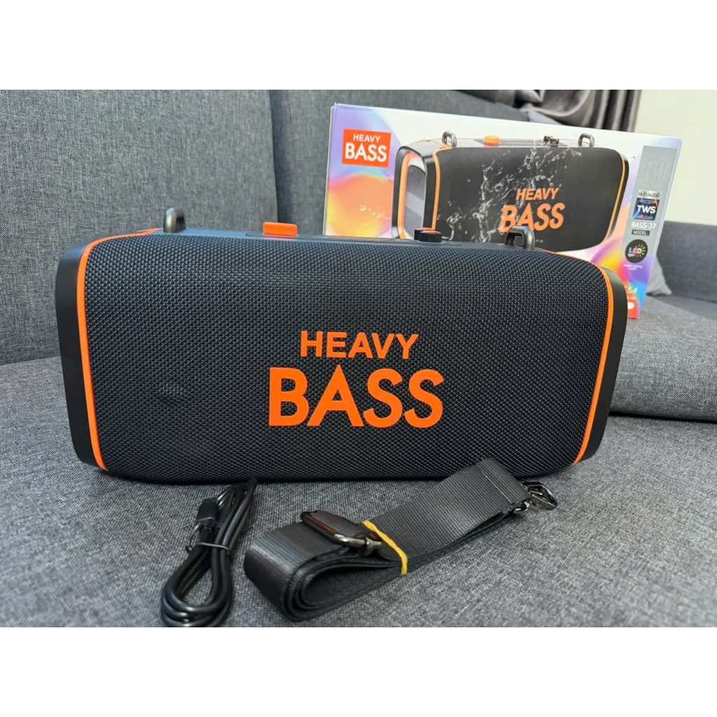 Loa bluetooth Heavy Bass 37 chính hãng, loa cầm tay di động âm bass mạnh