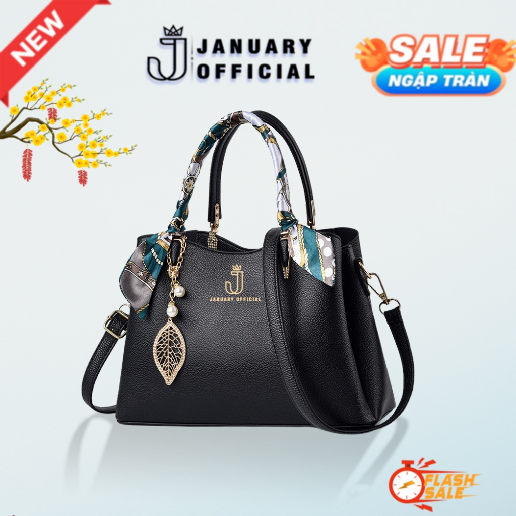 [Chính hãng Voucher 20%] Túi Xách Nữ January Official Có Quai Xách Đeo Chéo, Đeo Vai Đẹp Sang Trọng,