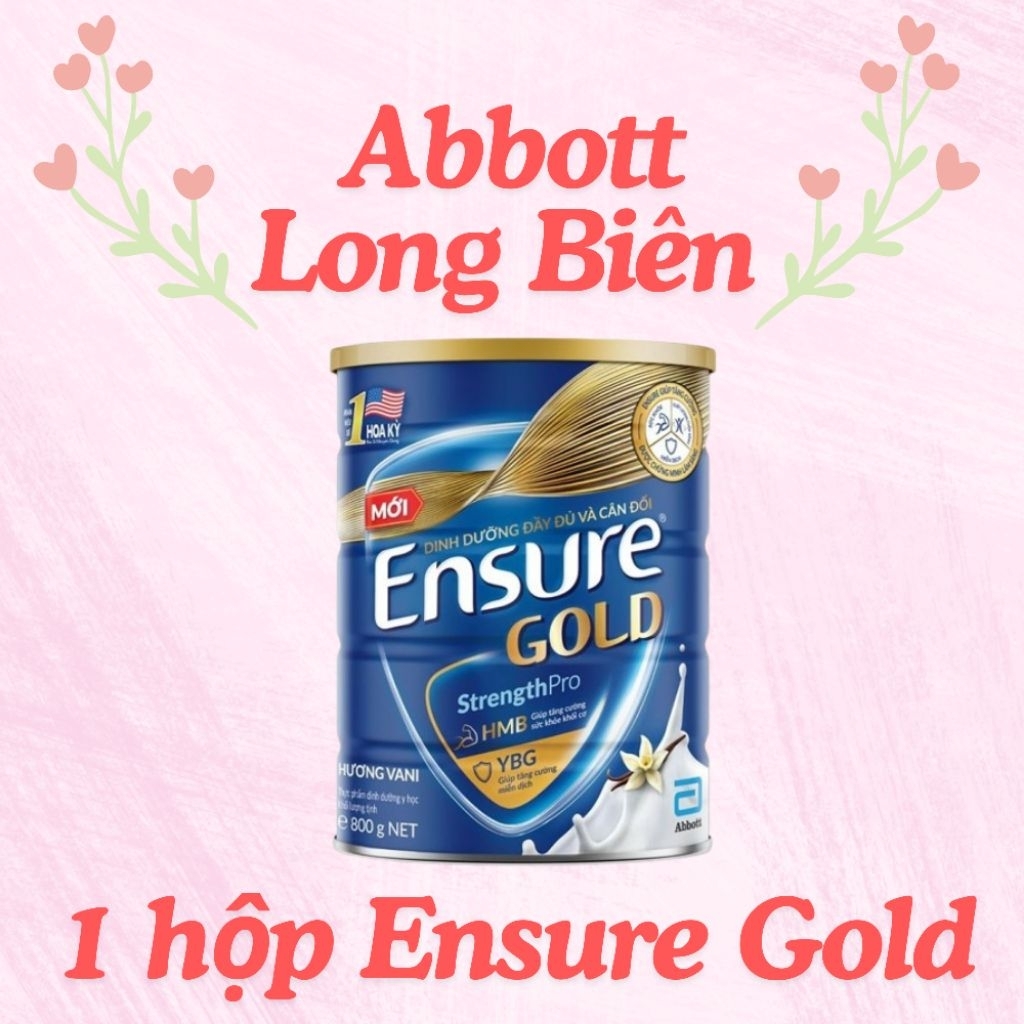 Sữa bột Ensure Gold Abbott hương vani 800g