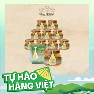 Combo 10 hũ Mix vị Yến sào chưng sẵn mật hoa Thốt nốt tươi cùng Dược Liệu Quý (1 hũ/100ml) - Chân Phương