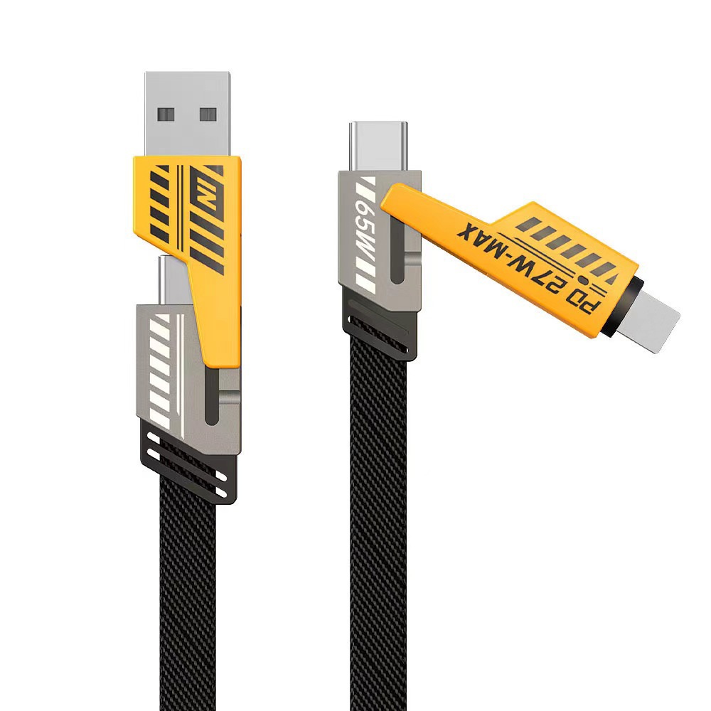 Bộ củ cáp sạc nhanh 120W 4 cổng PD USB Type-C Sạc nhanh cho nhiều thiết bị không nóng máy | BigBuy360 - bigbuy360.vn