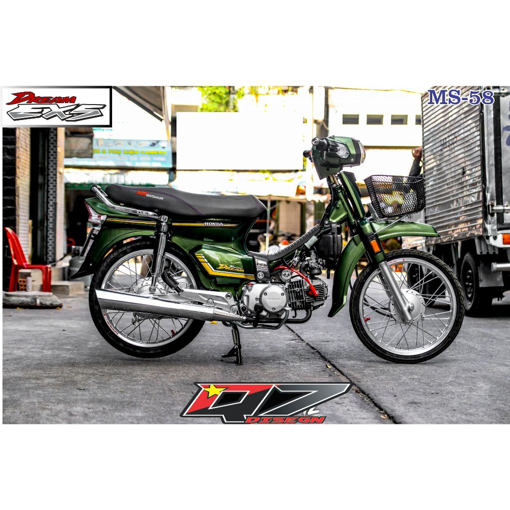 Tem Rời DREAM - Xanh Lá - In DECAL MCCAL Cao Cấp - MS 58