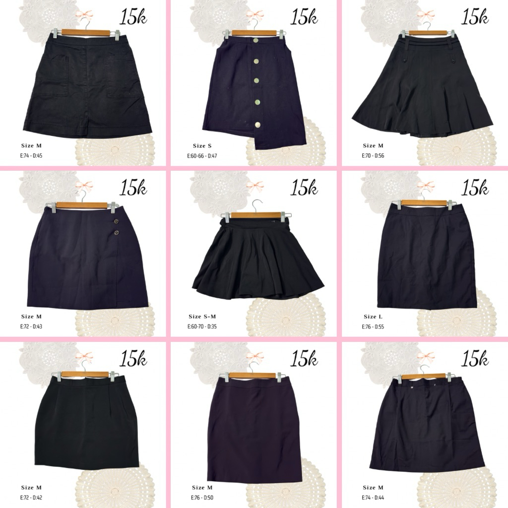 Tổng hợp chân váy ngắn y2k/miniskirt/otome (1)