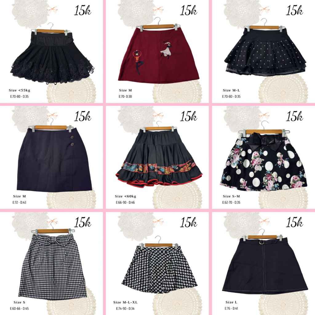 Tổng hợp chân váy ngắn y2k/miniskirt/otome (2)