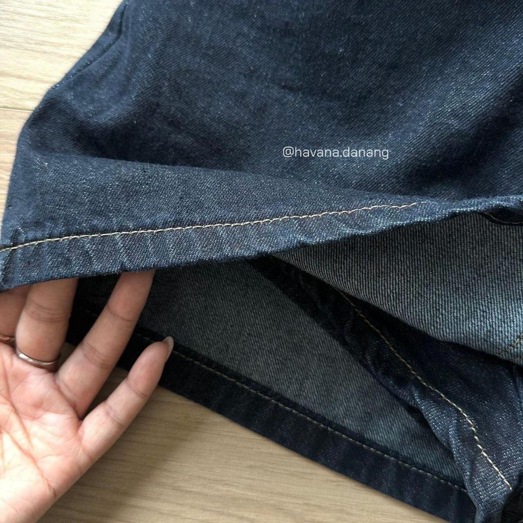 Chân váy jeans mini dáng ngắn JESSE basic có quần bảo hộ HAVANA #7862 CV440 | BigBuy360 - bigbuy360.vn