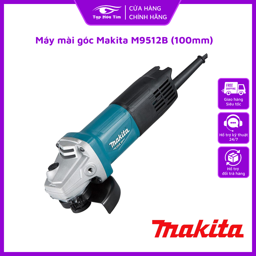 Máy Mài Góc Makita M9512B (720W - 100mm) - Máy Cắt Cầm Tay Makita Chính Hãng