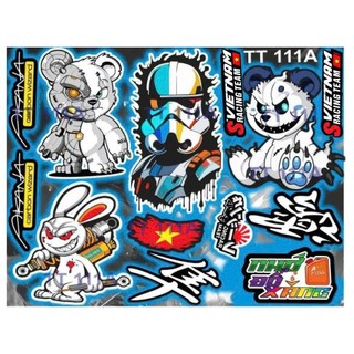 STIKER tem thỏ cầm phuộc.......