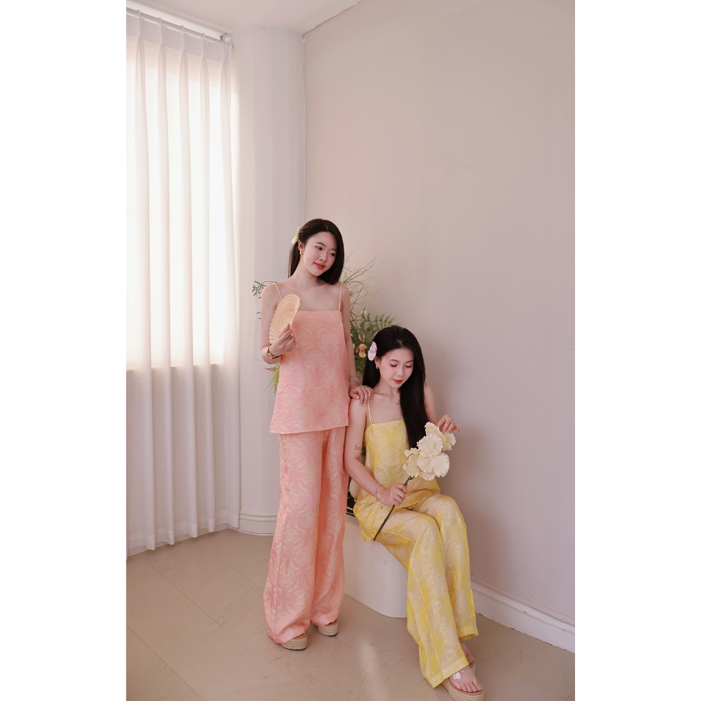 LYC FASHION - Thanh Hạ Set 2 Dây Mảnh Kèm Quần Ống Rộng | BigBuy360 - bigbuy360.vn