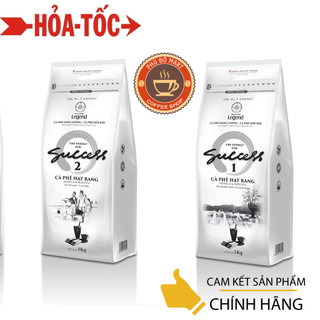 Cà phê hạt rang sẵn trung nguyên legend success 1 / success 2 _ loại túi 1kg