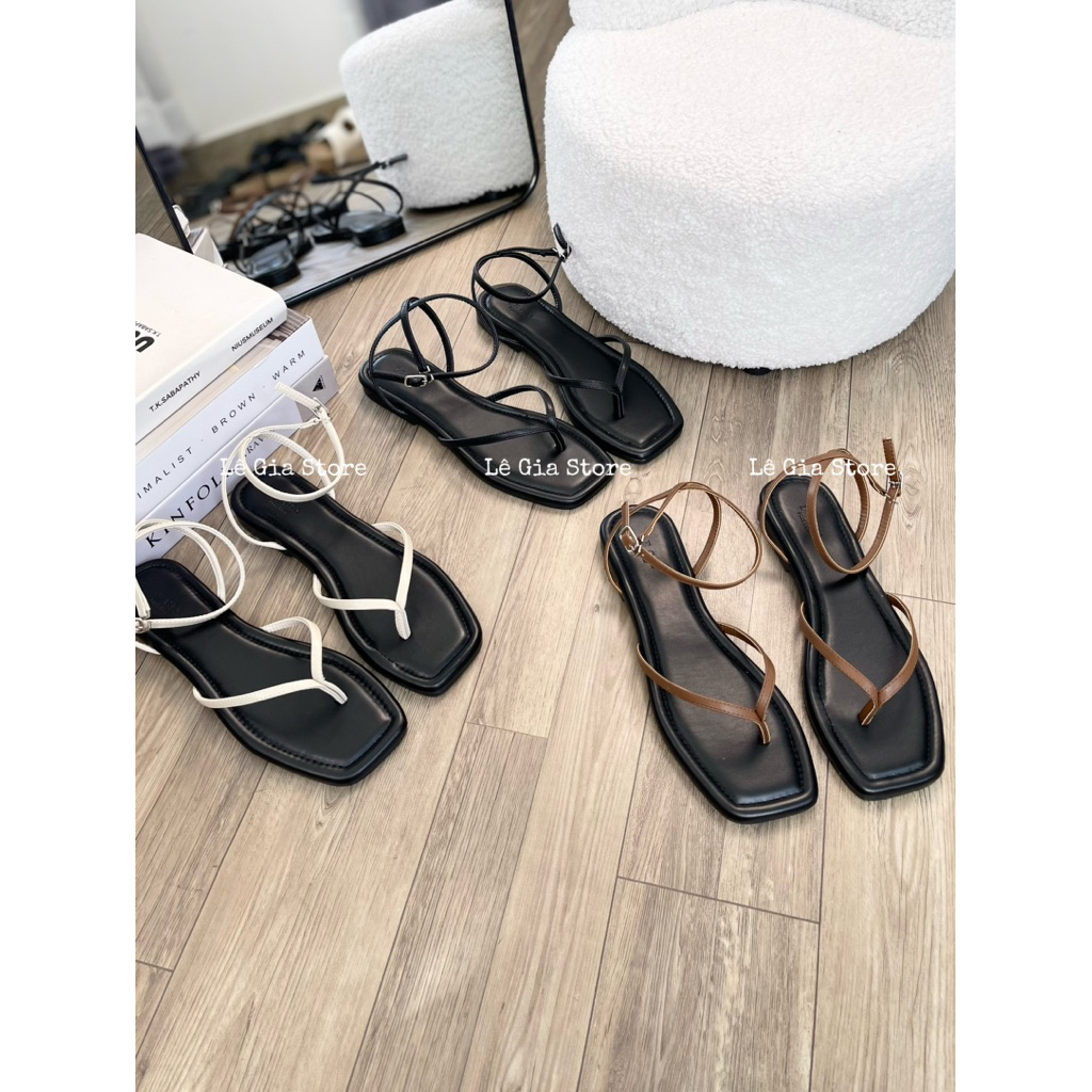 LÊ GIA STORE A159 Sandal nữ bệt quai kẹp xỏ ngón