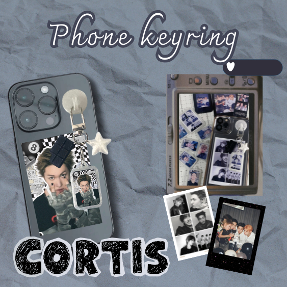 [PHONE KEYRING] Móc Khoá Gắn Ốp ĐT CORTIS kèm charm  - bubulee