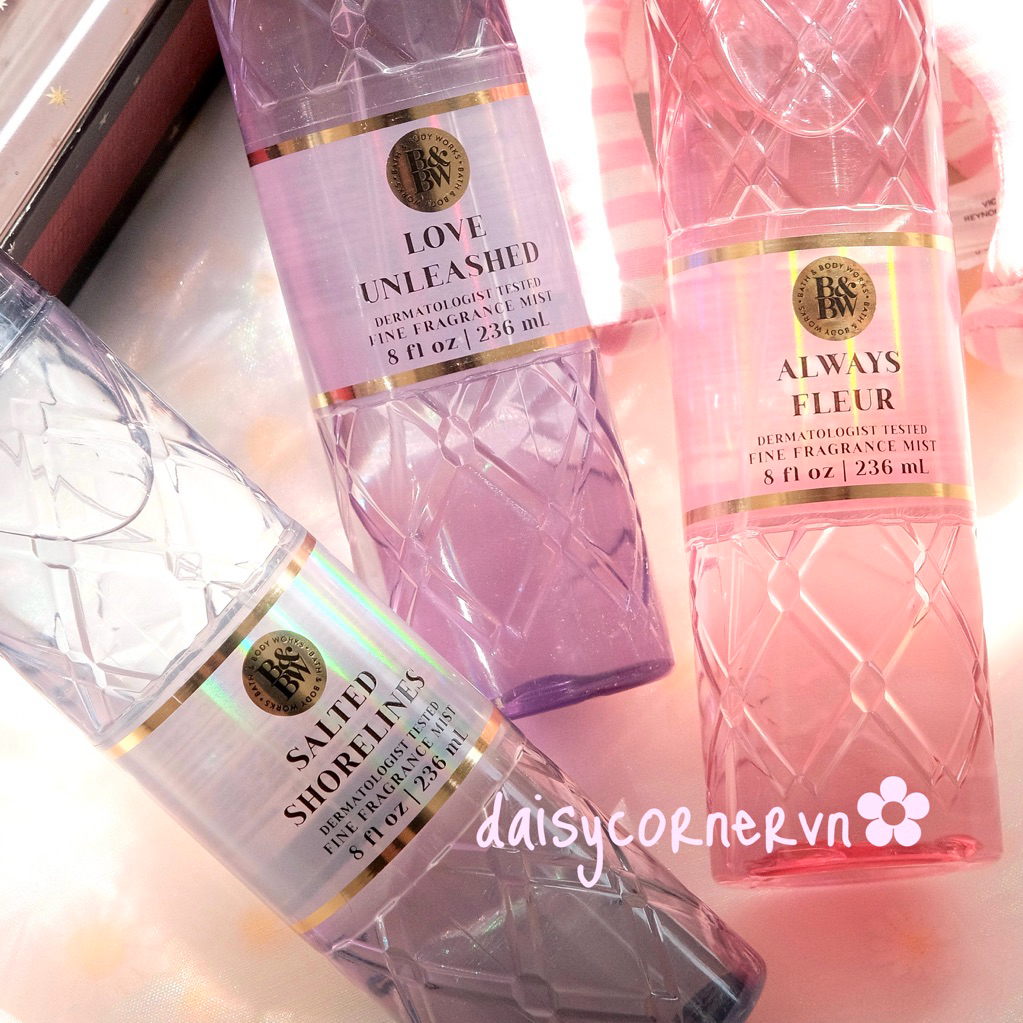 [🇺🇸Bill Mỹ] Everyday Luxuries - Xịt thơm Bodymist BBW - Pink Obsessed - If You Musk - Lost in Santal