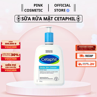 Sữa Rửa Mặt Cetaphil Gentle Skin Cleanser_ 473ml – Dịu Nhẹ Cho Da, Sạch Sâu, An Toàn Cho Da Nhạy Cảm