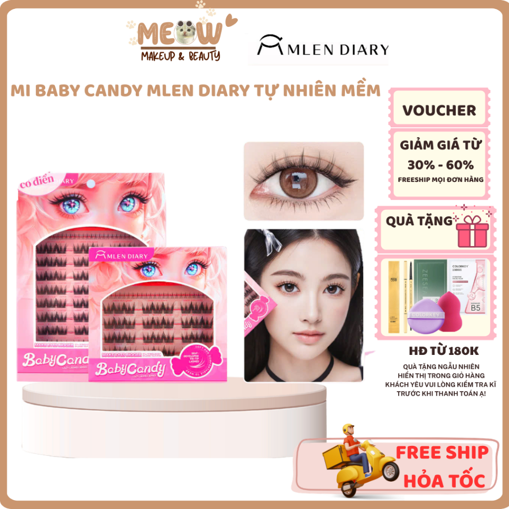 MLEN Diary Mi Baby Candy – Mỏng nhẹ, mềm mại, tự nhiên như thật | MEOW MAKEUP