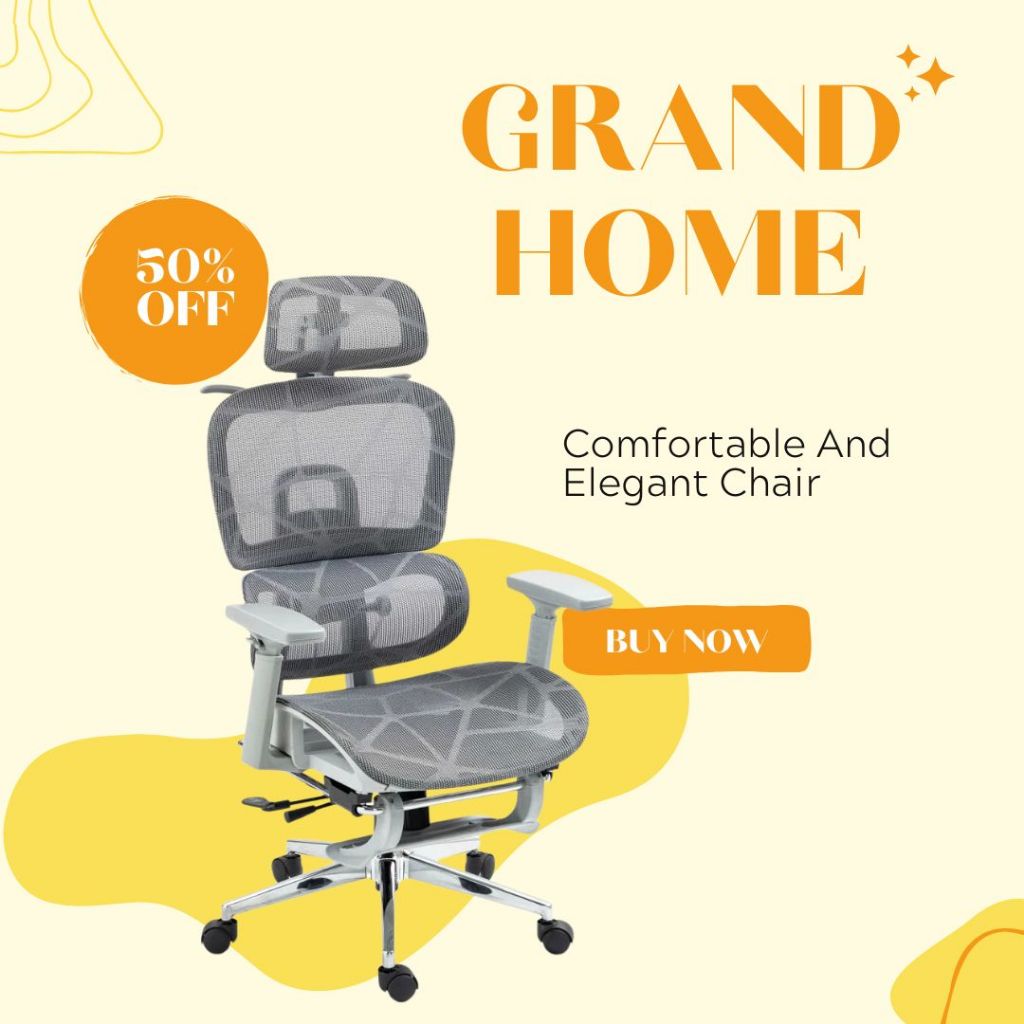 Ghế Xoay Văn Phòng Ghế Công Thái Học Ngả Lưng 135 độ, Vải Lưới Thoáng Khí, Tựa Đầu Có Điều Chỉnh Độ Cao Chống Mỏi