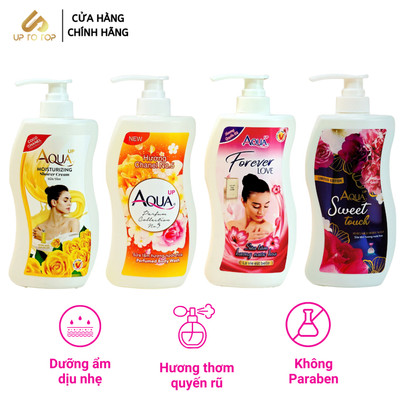 Sữa Tắm Nước Hoa AQUA UP 550ml dưỡng ẩm, hương thơm quyến rũ