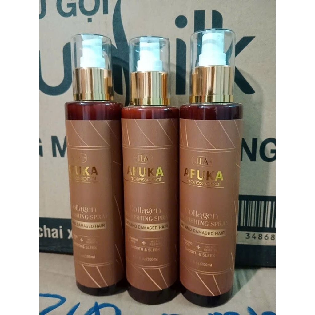 Xịt Dưỡng Tóc Cao Cấp Afuka 200ml.