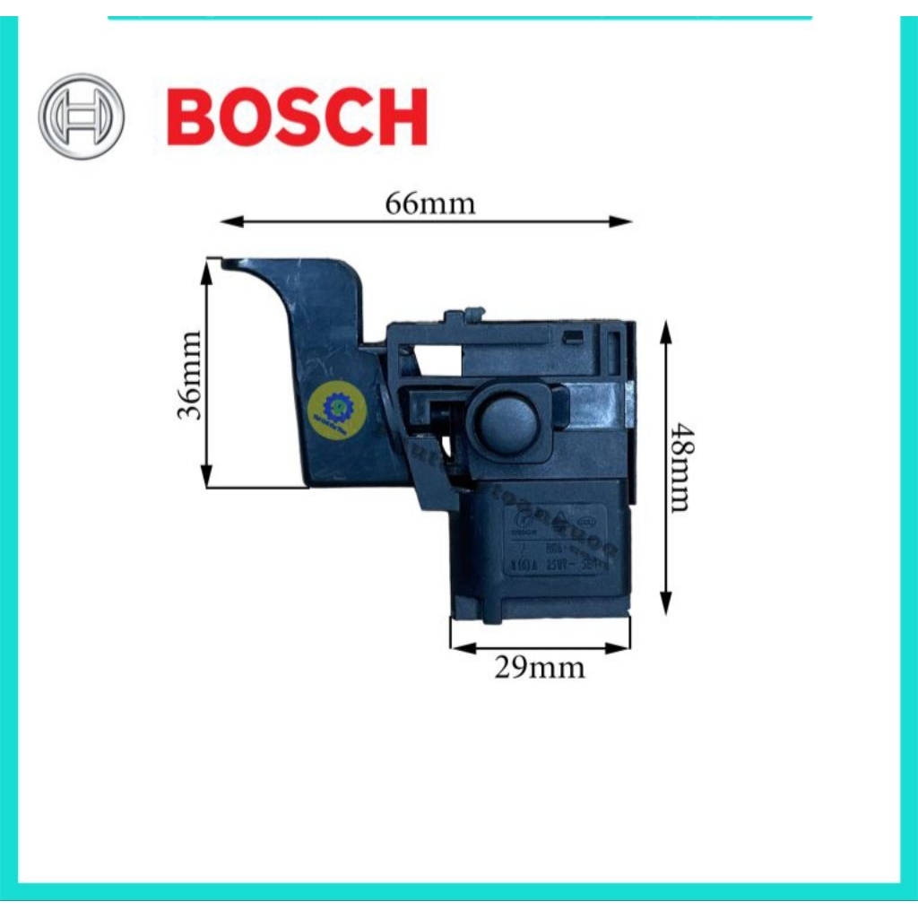 Công Tắc (Cò) Máy Khoan 3 Chức Năng Bosch GBH 2-24 DRE Hoặc GBH 2-24D