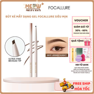 Gel Kẻ Mắt Đa Năng FOCALLURE FA243 Mịn Mượt, Lâu Trôi, Chống Thấm Nước 10g | MEOW MAKEUP