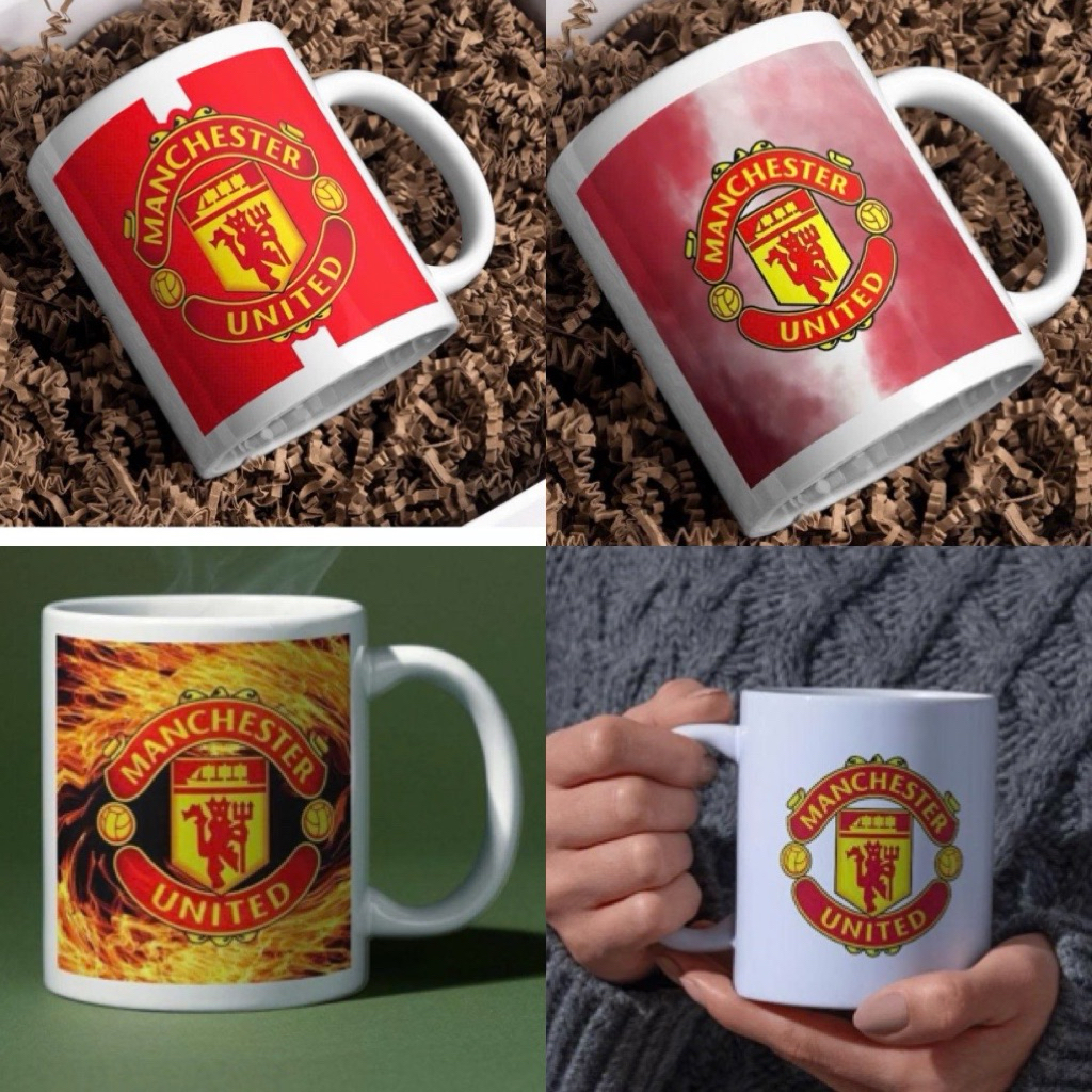 Cốc hình Manchester united / cốc Manchester united /ly sứ Manchester united/ ly in hình logo Manches