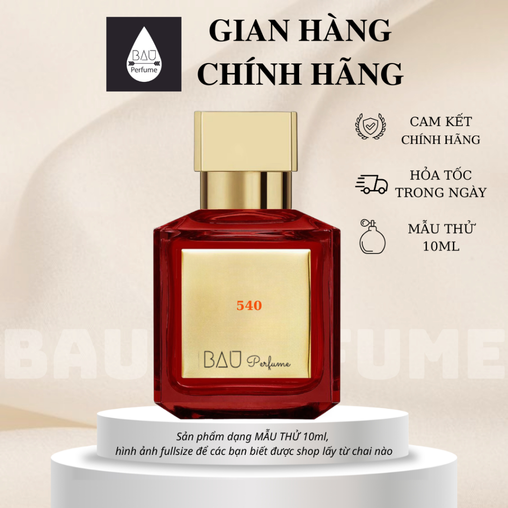 Nước Hoa Chính Hãng Unisex 540 đỏ