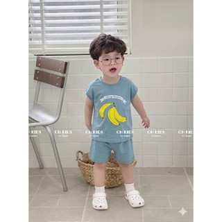 🐻Bộ cộc tay mùa hè in hình cute đáng yêu - Mặc là mê ngay!🐻 ( OH048 )