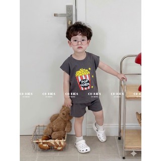 🐻Bộ cộc tay mùa hè in hình cute đáng yêu - Mặc là mê ngay!🐻 ( OH048 )