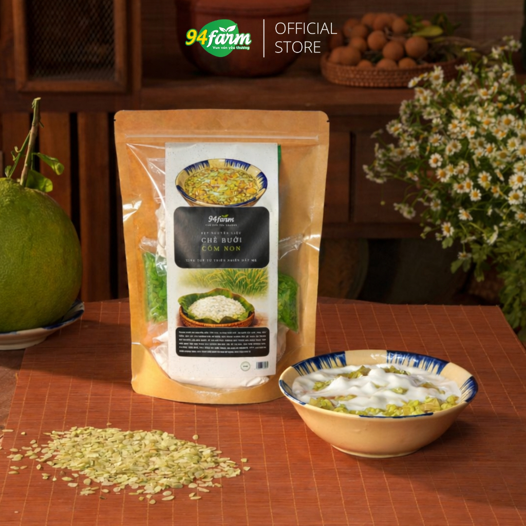 [1 set] Chè Bưởi Cốm non 94farm nấu 10-15 chén