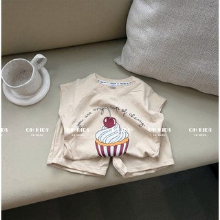 🐻Bộ cộc tay mùa hè in hình cute đáng yêu - Mặc là mê ngay!🐻 ( OH048 )