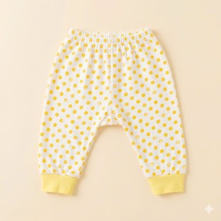 Quần sơ sinh dài chấm bi cao cấp Babiboo BB48