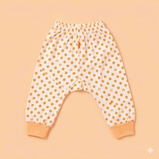 Quần sơ sinh dài chấm bi cao cấp Babiboo BB48