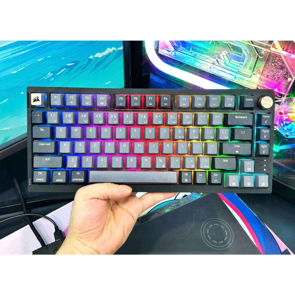 Bàn phím cơ Corsair K65 Plus Wireless RGB ( màu grey ) , giá rẻ nhất thị trường