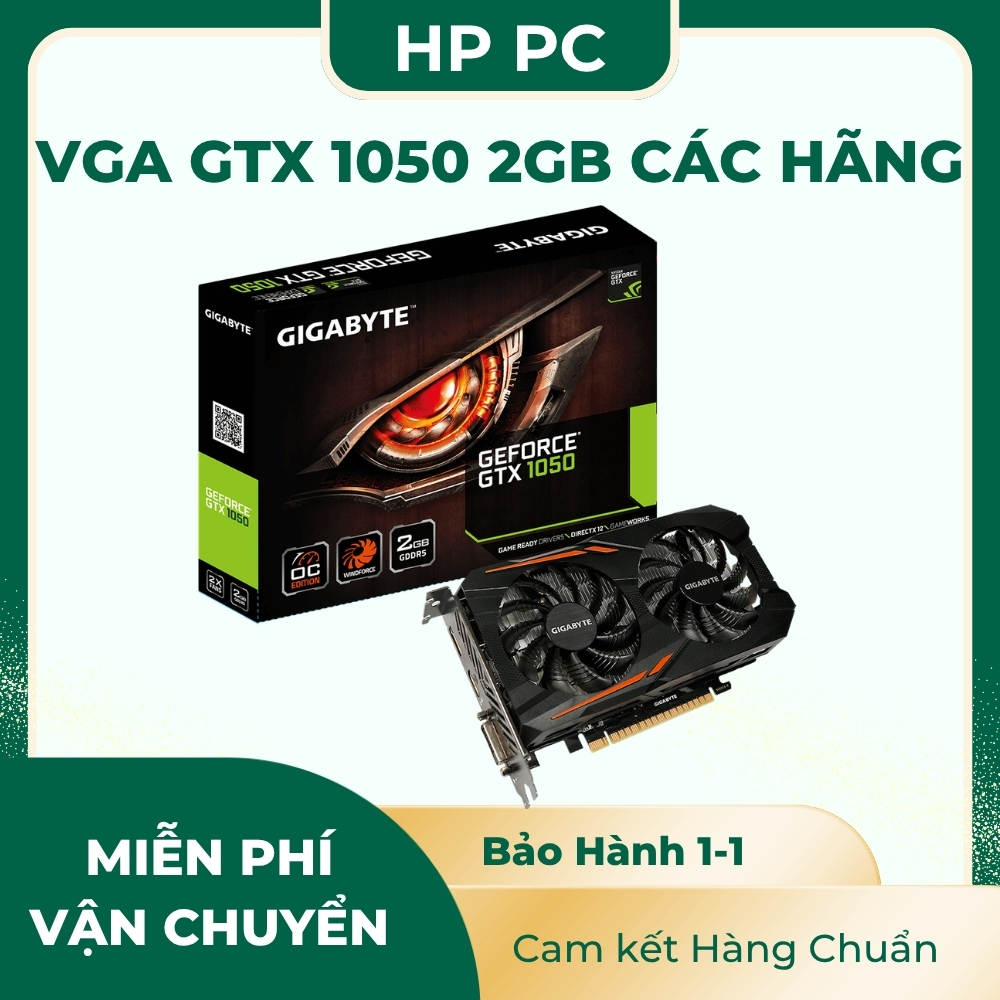 VGA NVIDIA GeForce GTX 1050 2 GB  GDDR5