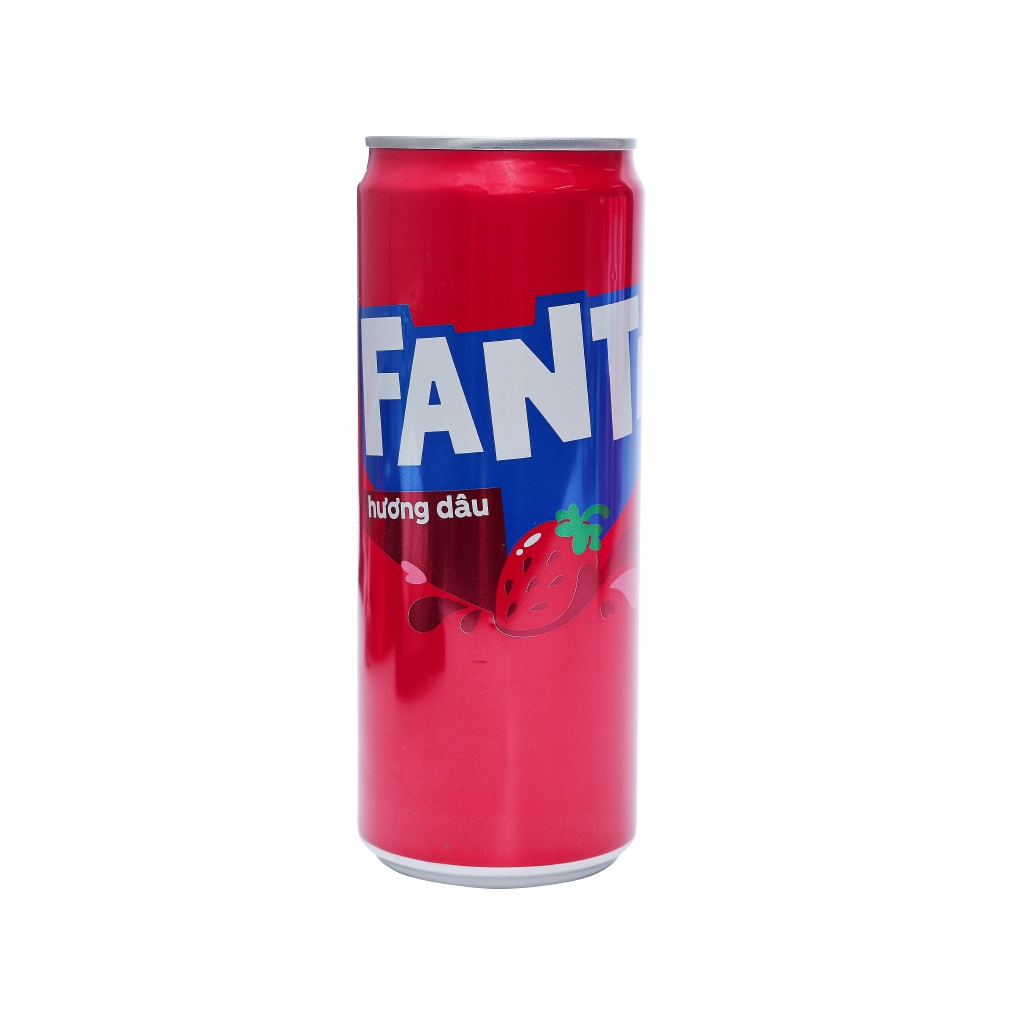 Nước ngọt Fanta hương dâu lon 320ml