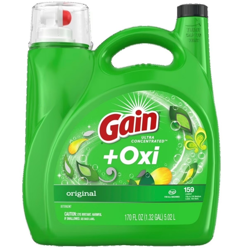 Nước giặt Gain + Oxi Liquid Laundry Detergent Original của Mỹ bình 5002 ml