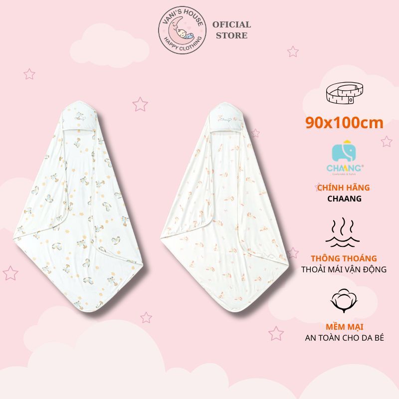 Chăn ủ warme cho bé sơ sinh bé trai bé gái đa năng Chaang Wild BOSS2026D03