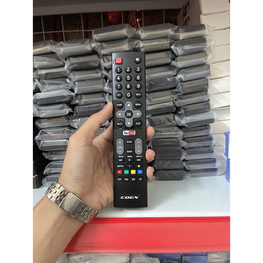 Điều khiển Tivi COEX nút YouTube( Dùng tất cả Tivi COEX trừ điều khiển COEX có nút VTVgo)
