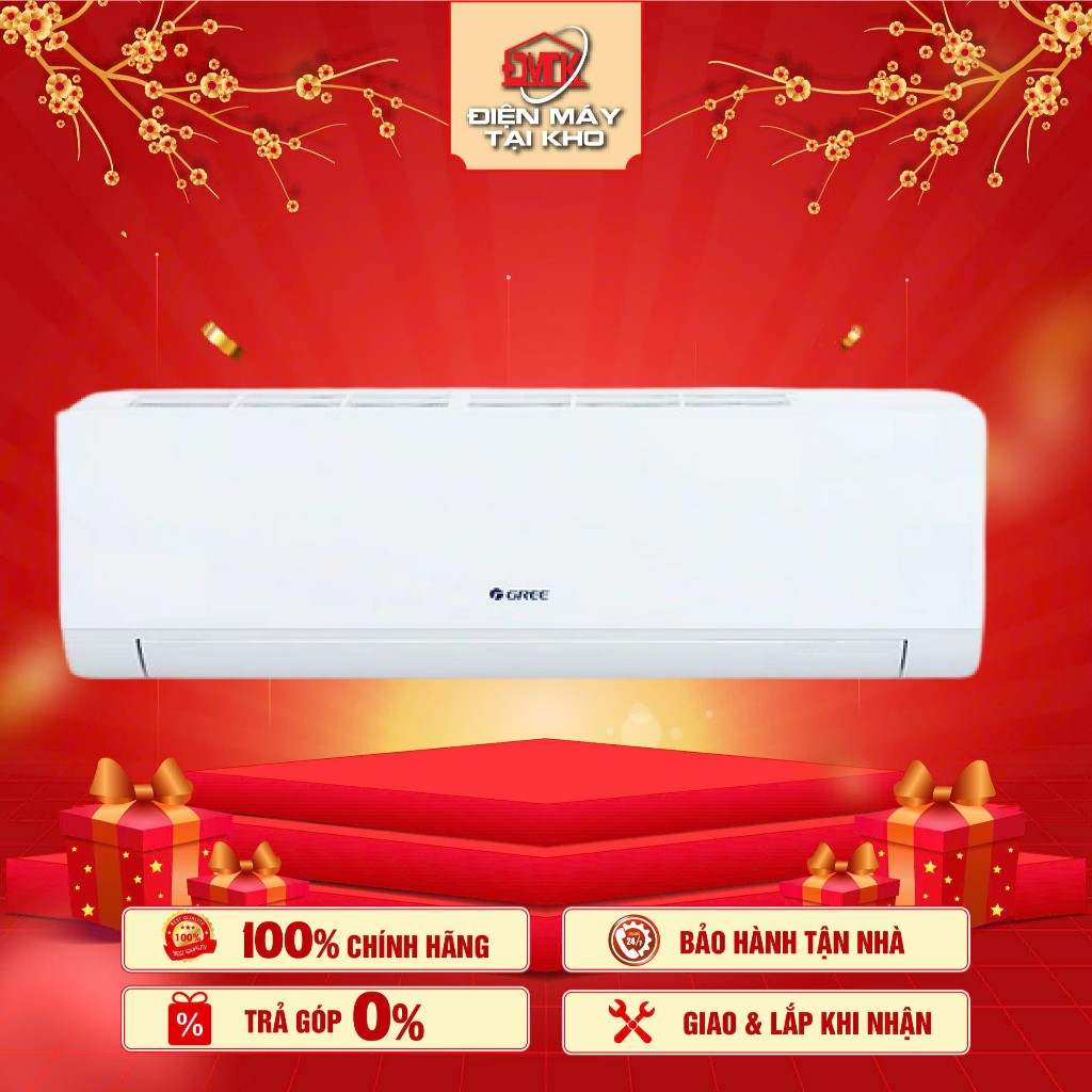 Điều Hòa Gree BD24CN 24000BTU 1 Chiều – Làm Lạnh Nhanh – Gas R32 – Tiết Kiệm Điện – Model Mới Chính 