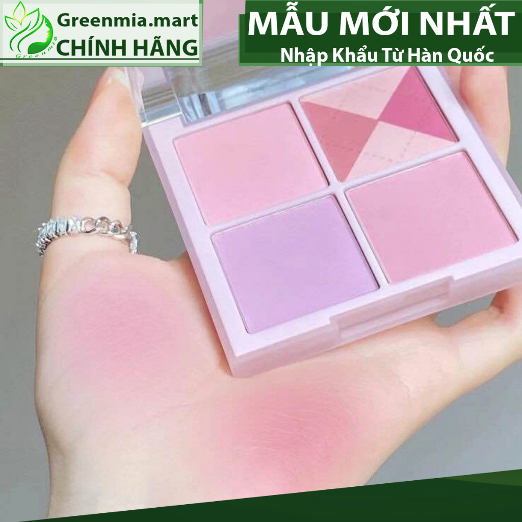 Phấn Má Hồng Dasique Màu 05 Violet Knit Dasique Blending Mood Cheek Tone Hồng Lạnh Cho Da Cool Tone 