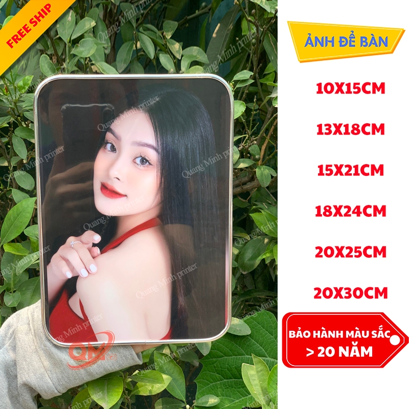 In ảnh KT 13X18CM bảo hàng 20 năm về độ sắc net và màu sắc