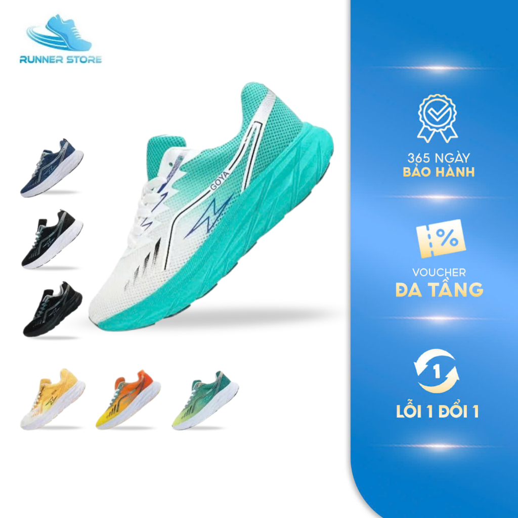 [ĐÃ BÁN TRÊN 1 TRIỆU ĐÔI] Giày thể thao chạy bộ nam nữ Goya Training Plus năm 2026 full màu - Siêu n