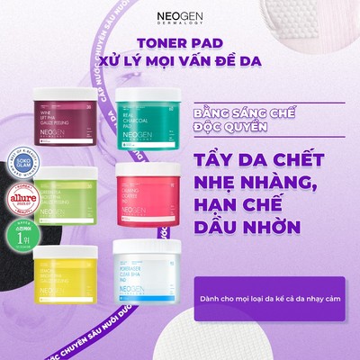 [DEAL SỐC] Toner Pad Tẩy Da Chết Làm Sạch Sâu, Nhỏ Lỗ Chân Lông Neogen Dermalogy