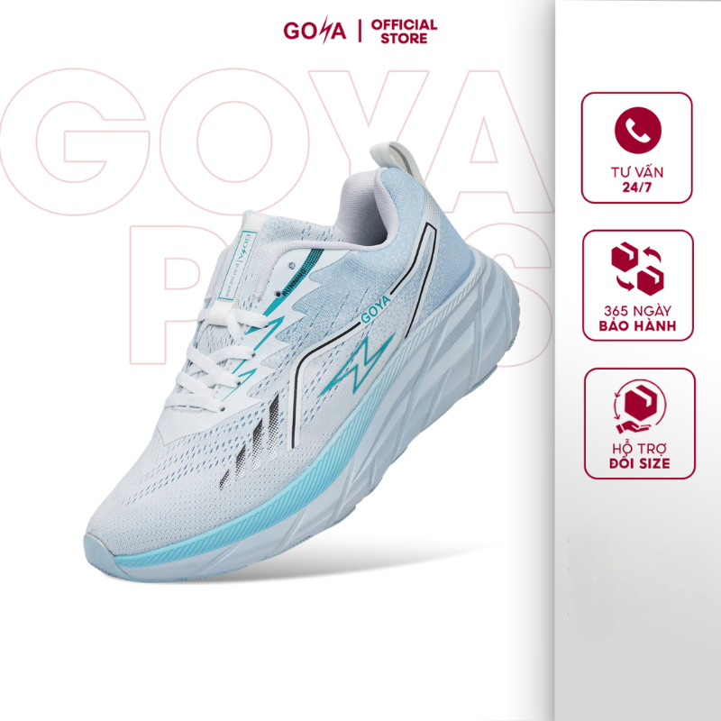 Giày thể thao chạy bộ Goya Training Plus phiên bản mới năm 2026 màu xanh thiên thanh - Nhẹ êm, thoán