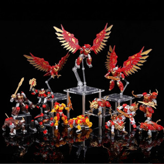 Đồ Chơi Lắp Ráp Robot Gundam Mecha Biến Hình Siêu Chiến Binh, Quái Thú 2in1 - Đồ Chơi Robot Biến Hình Sáng Tạo Cho Bé