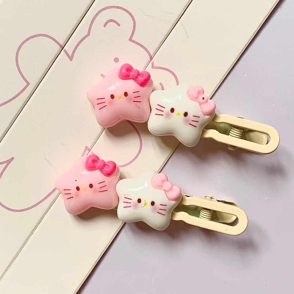 Set 2 kẹp mái xinh iu phong cách hàn quốc